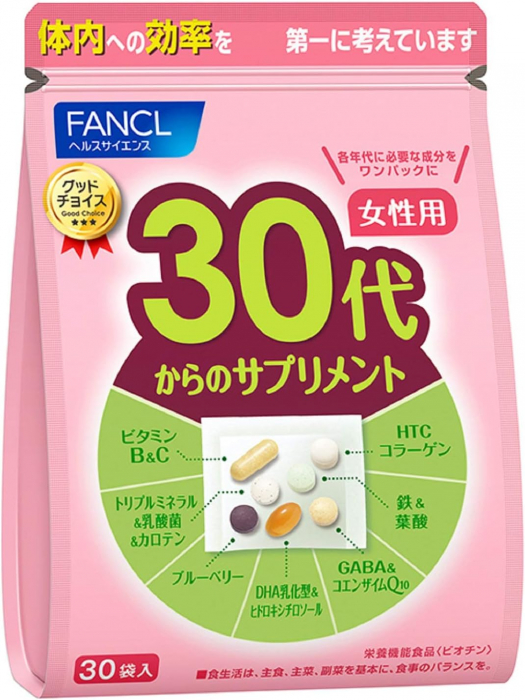 Комплексные витамины для женщин 30+, Fancl