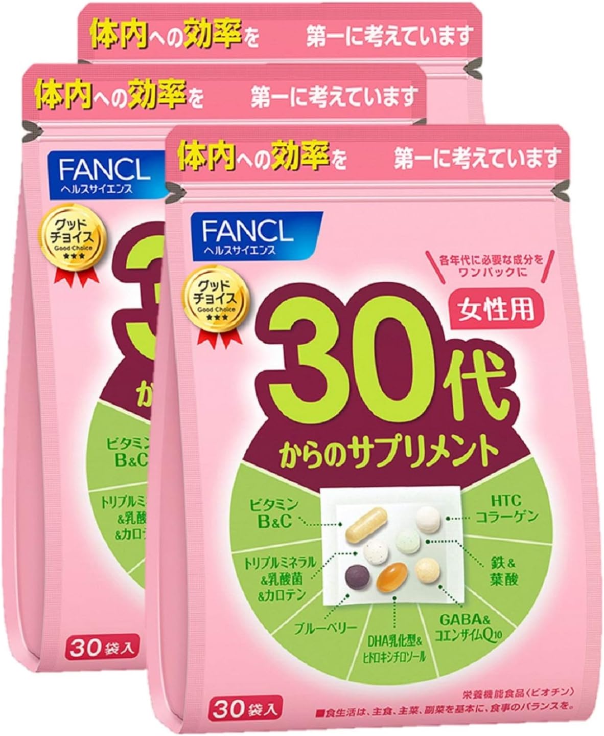 Комплексные витамины для женщин 30+, Fancl
